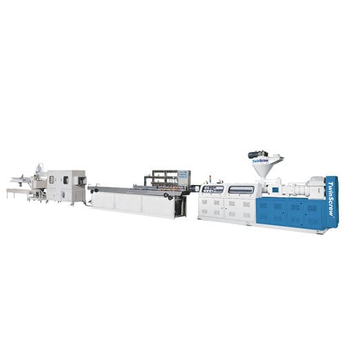 Ligne d'extrusion de profilés - TW series - Twin Screw Ind Co LId - pour PVC / de profilé de fenêtre / de profilé en mousse