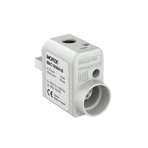 Connecteur d'alimentation électrique - MAC1050A10 - MOREK - rectangulaire / à vis / unipolaire