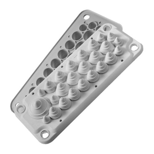 Plaque d'entrée de câble IP54 - MBA3F25L11 - MOREK - pour armoire électrique