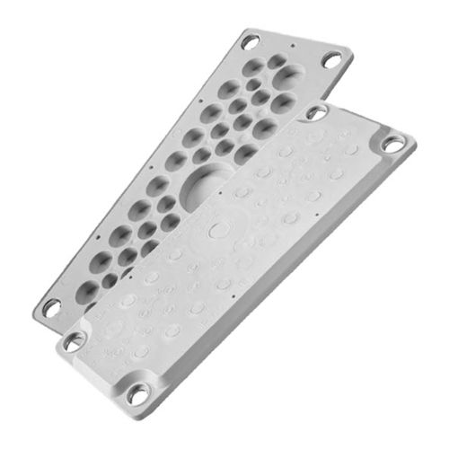 Plaque d'entrée de câble IP54 - MBA3F35L11 - MOREK - pour armoire électrique
