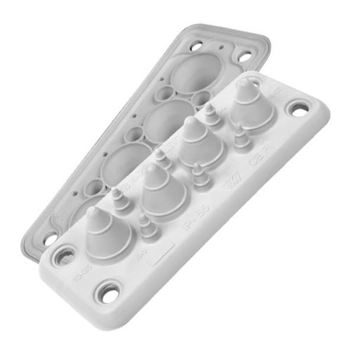Plaque d'entrée de câble IP55 - MBA2N10W11 - MOREK - pour armoire électrique