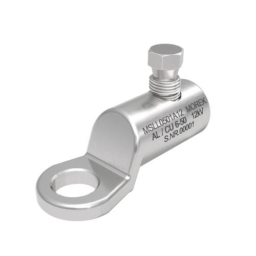 Cosse de câble à oeillet - MSLL50A - MOREK - à vis / sans enveloppe isolante / alliage d'aluminium