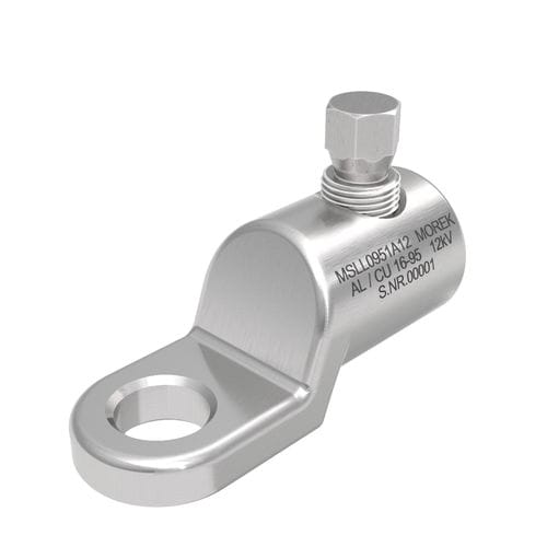 Cosse de câble à oeillet - MSLL95A - MOREK - à vis / sans enveloppe isolante / alliage d'aluminium