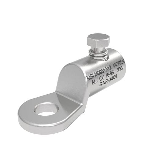 Cosse de câble à oeillet - MSLM95A - MOREK - à vis / sans enveloppe isolante / alliage d'aluminium
