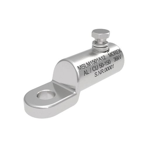 Cosse de câble à oeillet - MSLM150A - MOREK - à vis / sans enveloppe isolante / alliage d'aluminium