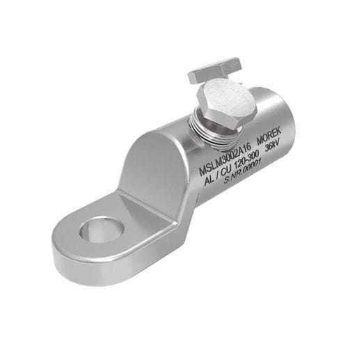 Cosse de câble à oeillet - MSLM300A - MOREK - à vis / sans enveloppe isolante / alliage d'aluminium