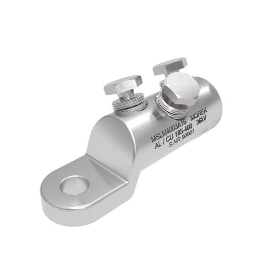 Cosse de câble à oeillet - MSLM400A - MOREK - à vis / sans enveloppe isolante / alliage d'aluminium