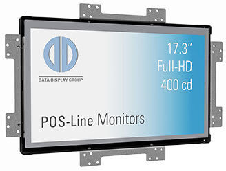 Moniteur LCD - POS-Line 17.3" Video PME - Data Display GmbH - TFT / industriel / 17"
