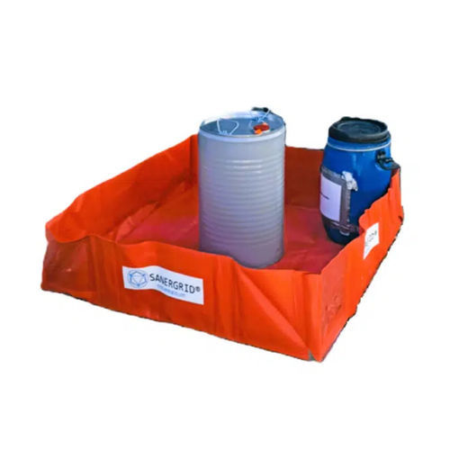 Bac de rétention en PVC - TRFLEX® SUPER ECO - Groupe SANERGRID - en polyester / galvanisé / souple