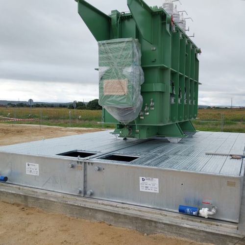 bac de rétention pour transformateur - Groupe SANERGRID