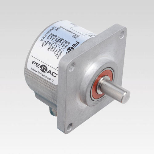 Codeur rotatif incrémental - FNC 63K series - FENAC ENGINEERING LTD. - à arbre plein / avec bride carrée / à bride