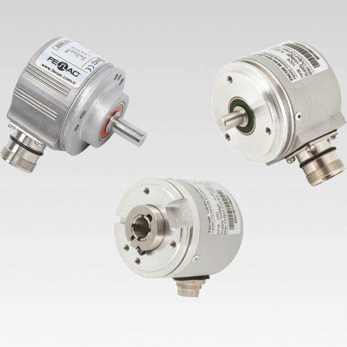 Codeur rotatif programmable - FNC 58 series - FENAC ENGINEERING LTD. - à axe creux / à bride / analogique