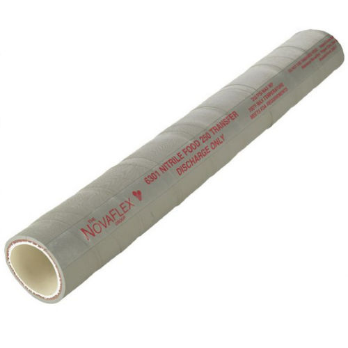 Tuyau flexible pour produits alimentaires - 6301 series - Novaflex - en caoutchouc / en nitrile / en acier inoxydable