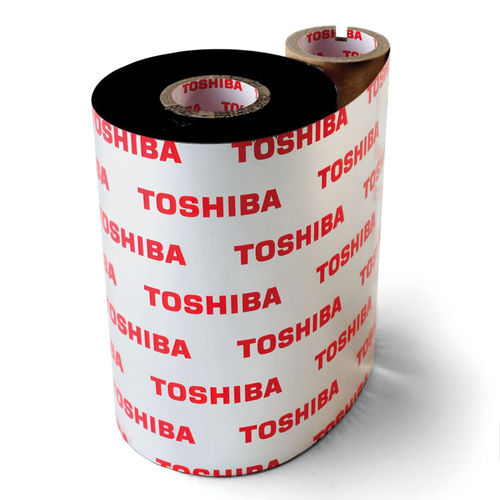 Ruban à transfert thermique à base de cire - AG4 - TOSHIBA TEC Europe Retail Information Systems - résine / pour imprimante codes-barres / noir