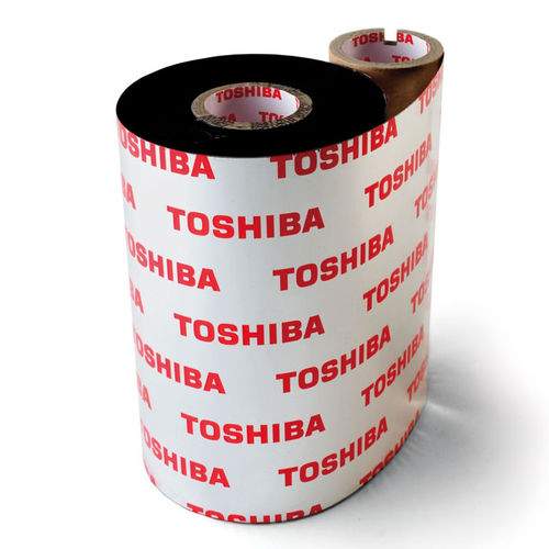 Ruban à transfert thermique à base de cire - AW6F - TOSHIBA TEC Europe Retail Information Systems - pour imprimante codes-barres / noir