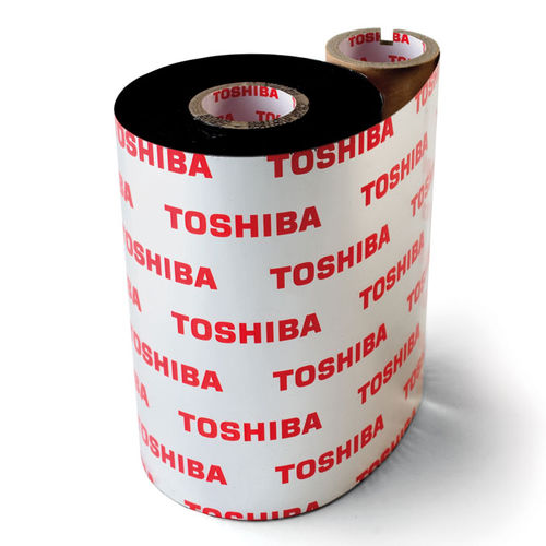 Ruban à transfert thermique résine - AS2 - TOSHIBA TEC Europe Retail Information Systems - pour imprimante codes-barres / noir / pour l'industrie pharmaceutique