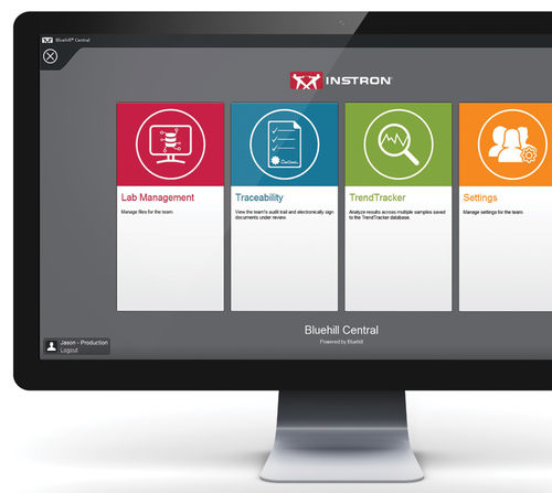 logiciel de gestion - Instron