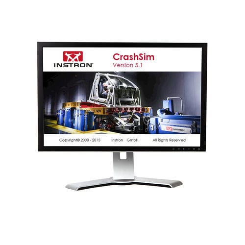 Logiciel d'analyse - CrashSim - Instron - de supervision / de simulation / de visualisation