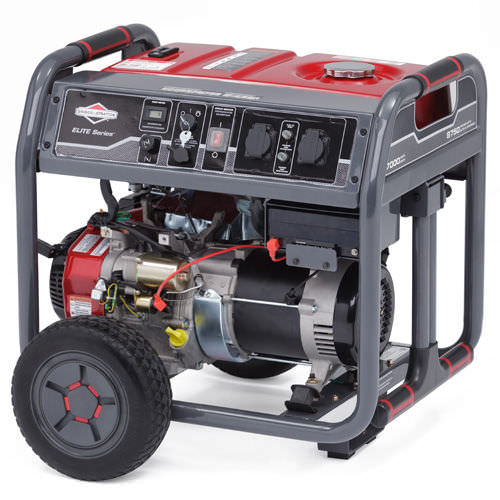 Groupe électrogène essence - Elite 7500EA - BRIGGS and STRATTON - monophasé / sur roulettes / injection indirecte