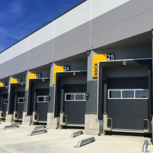 Porte sectionnelle - Loading Systems International - PVC / industrielle / pour quai de chargement