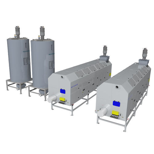 Sécheur à infrarouge - PET-Booster® - KREYENBORG GmbH & Co. KG - à tambour rotatif / continu / pour l'industrie chimique
