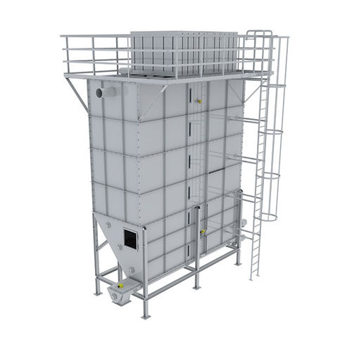 Silo avec extracteur - Block-Type - KREYENBORG GmbH & Co. KG - avec mélangeur / pour produits en vrac / en acier inoxydable