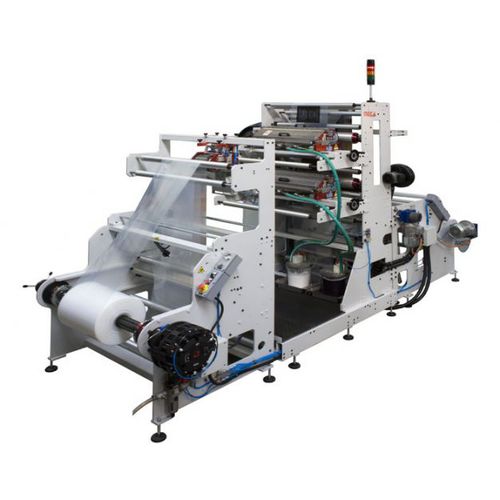 Presse flexographique stack - SV-AV Series - Meca-Tecno di Cagossi Gianni & C. s.n.c. - à 2 couleurs / type roll to roll / séchage à air chaud