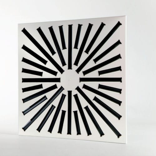 Diffuseur d'air circulaire - DAM31 series - TECNICA - encastrable / à induction / en plastique