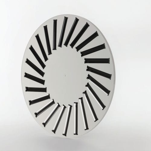 Diffuseur d'air circulaire - DAM02C series - TECNICA - encastrable / à induction / en plastique