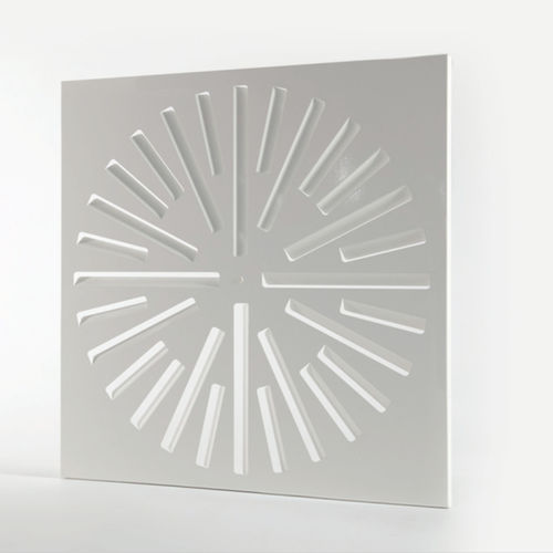 Diffuseur d'air carré - DAF01 series - TECNICA - encastrable / fixe / à induction