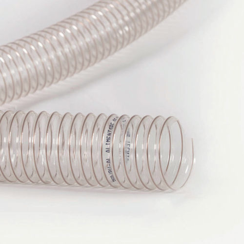 Tuyau flexible pour air - P60/PU-LR (ETHER BASE) - TECNICA - en acier / en polyuréthane / d'aspiration