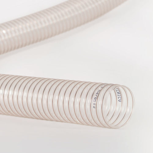 Tuyau flexible pneumatique - P150/PU (ETHER BASE) - TECNICA - en acier / en polyuréthane / d'aspiration