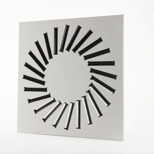 Diffuseur d'air carré - DAM02 series - TECNICA - encastrable / à induction / en plastique