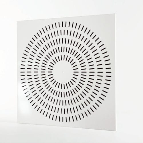 Diffuseur d'air carré - DAM71 series - TECNICA - encastrable / à induction / en métal