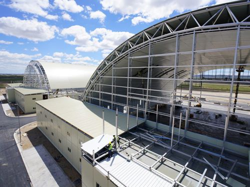 Hangar modulaire - Gaptek - d'aviation / de stockage / ISO 14001