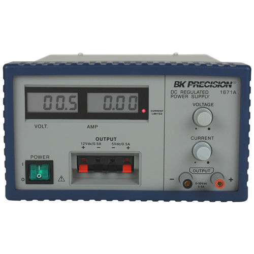 Alimentation électrique de table - 1671A - B&K Precision - AC/DC / à triple sortie / pour équipement électronique