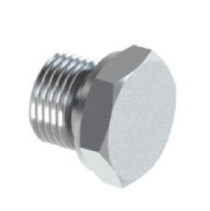 Bouchon rond - TUR 600 - TURALI HOLDING - à tête hexagonale / fileté / mâle