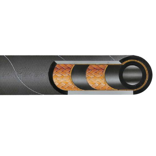 Tuyau flexible hydraulique - R2A SAE 100 - TURALI HOLDING - pour huile minérale / en caoutchouc synthétique / moyenne pression