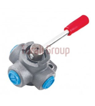 Vanne à boisseau sphérique - BV3-C series - TURALI HOLDING - manuelle / à commande hydraulique / 3 voies