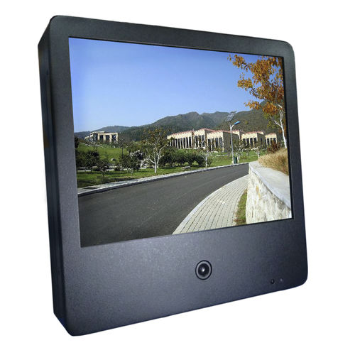 Moniteur avec webcam - HSINTEK Electronics Co., Ltd - LCD / de vidéosurveillance / pour usage extérieur