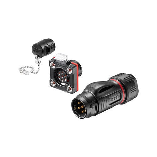 Connecteur d'alimentation électrique - BD-20 series - SHENZHEN LINKO ELECTRIC CO.,LTD - rond / femelle / mâle