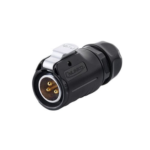 Connecteur d'alimentation électrique - LP-20-3 - SHENZHEN LINKO ELECTRIC CO.,LTD - fil à fil / circulaire / femelle