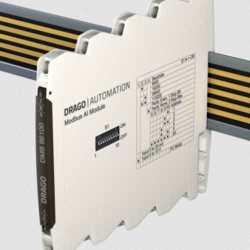 Module d'entrée analogique - DMB 96100 B - DRAGO Automation GmbH - Modbus RTU / RS485 / de courant