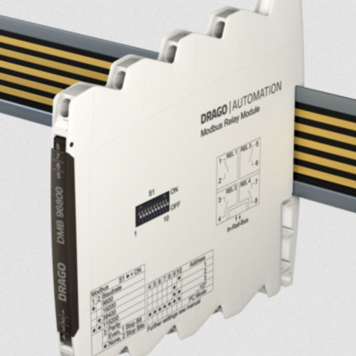 Module E/S analogique - DMB 96400 B - DRAGO Automation GmbH - Modbus RTU / 4 canaux / à 2 sorties analogiques