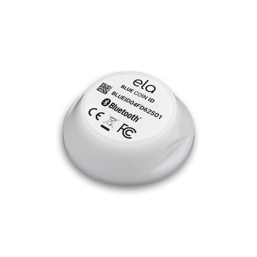 Balise bluetooth adhésive - BLUE COIN ID - ELA Innovation S.A - IP68