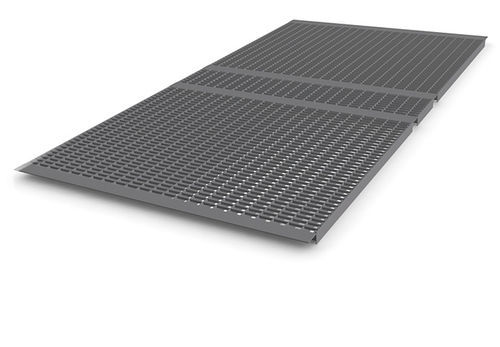 Caillebotis pour rayonnage - Inlaid between supports Grating for Double Shelves - Meiser
