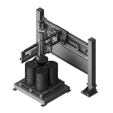 Remplisseuse de fûts sur palette - K-DOS - GREIF-VELOX Maschinenfabrik GmbH - semi-automatique / IBC / pour produits alimentaires