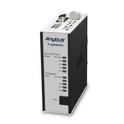 Passerelle industrielle - AB7827-F - HMS Industrial Networks GmbH - AS-Interface / CANopen / pour automate programmable