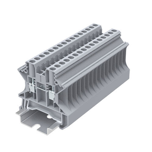 Bloc de jonction à connexion à vis - TU2.5-2-GY - Ningbo SUPU Electronics Co., Ltd. - sur rail-DIN / en cuivre / IEC