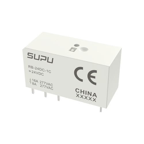 Relais électromécanique 24 Vcc - RB-24DC-1C - Ningbo SUPU Electronics Co., Ltd. - compact / PCB